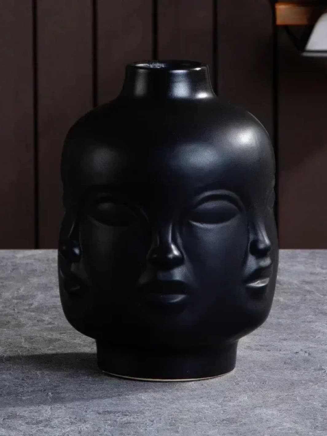 Vase | Visages sculptés Chinois