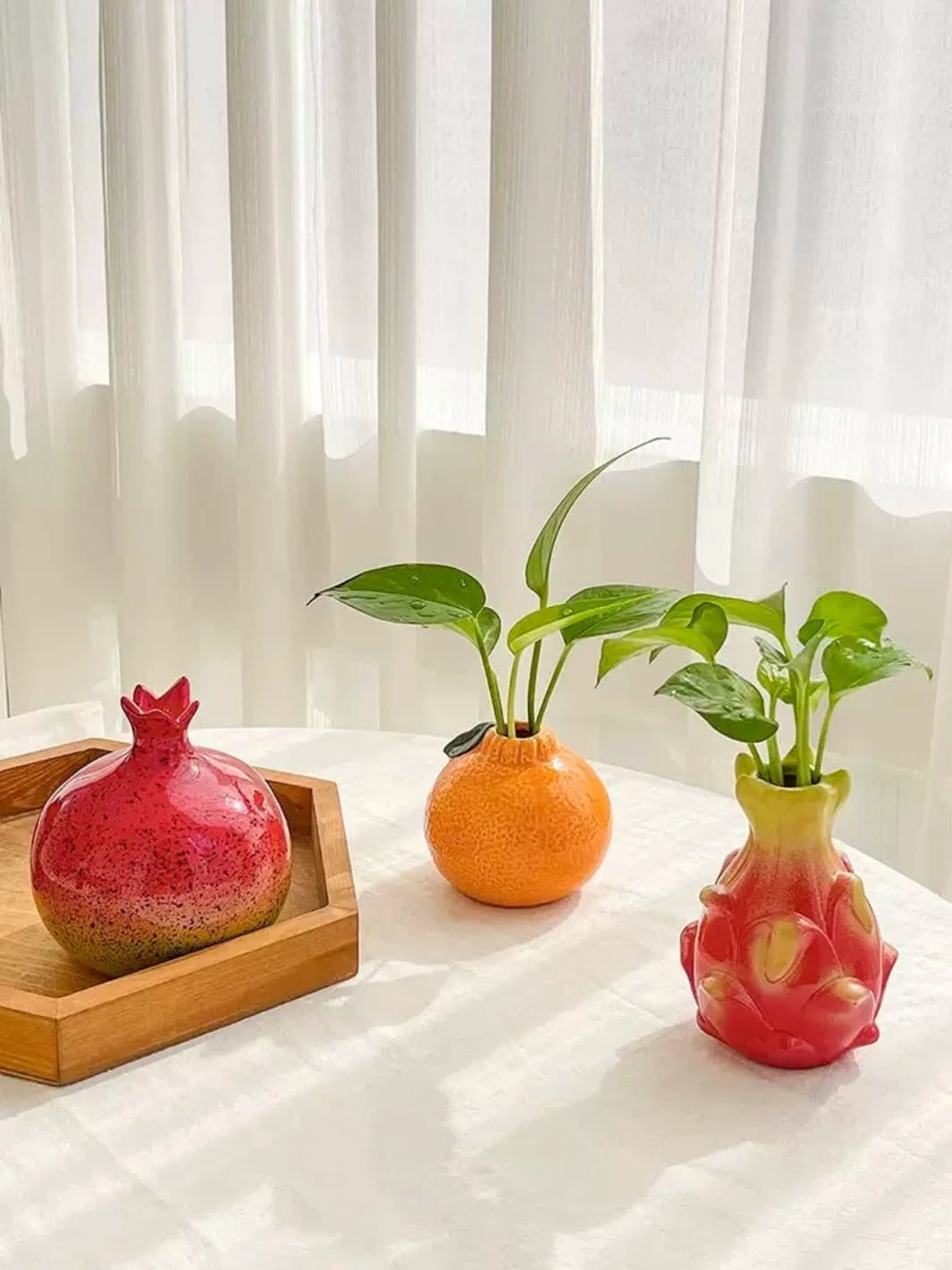 Vase | Orange en céramique