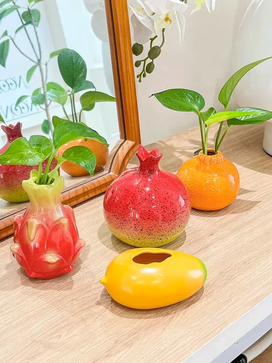 Vase | Orange en céramique