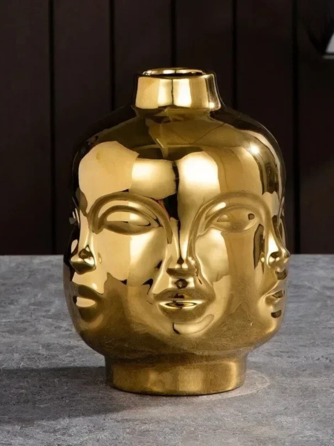 Vase | Visages sculptés Chinois