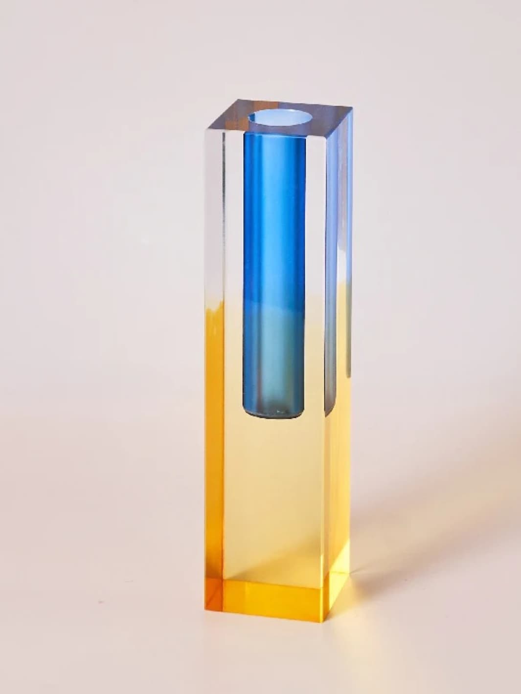 Vase | Acrylique design multicolore façon cristal nordique