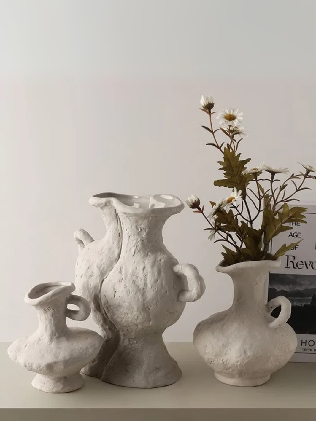 Vase | Mini cruche artisanale en céramique blanche