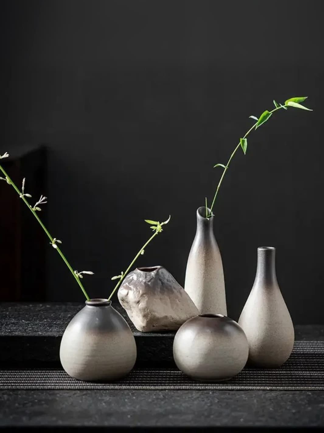Vase | Boule artisanale en céramique style chinois