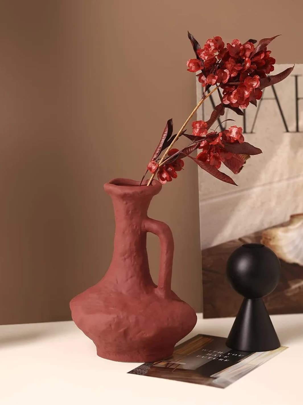 Vase | Cruche terracotta artisanale style grec