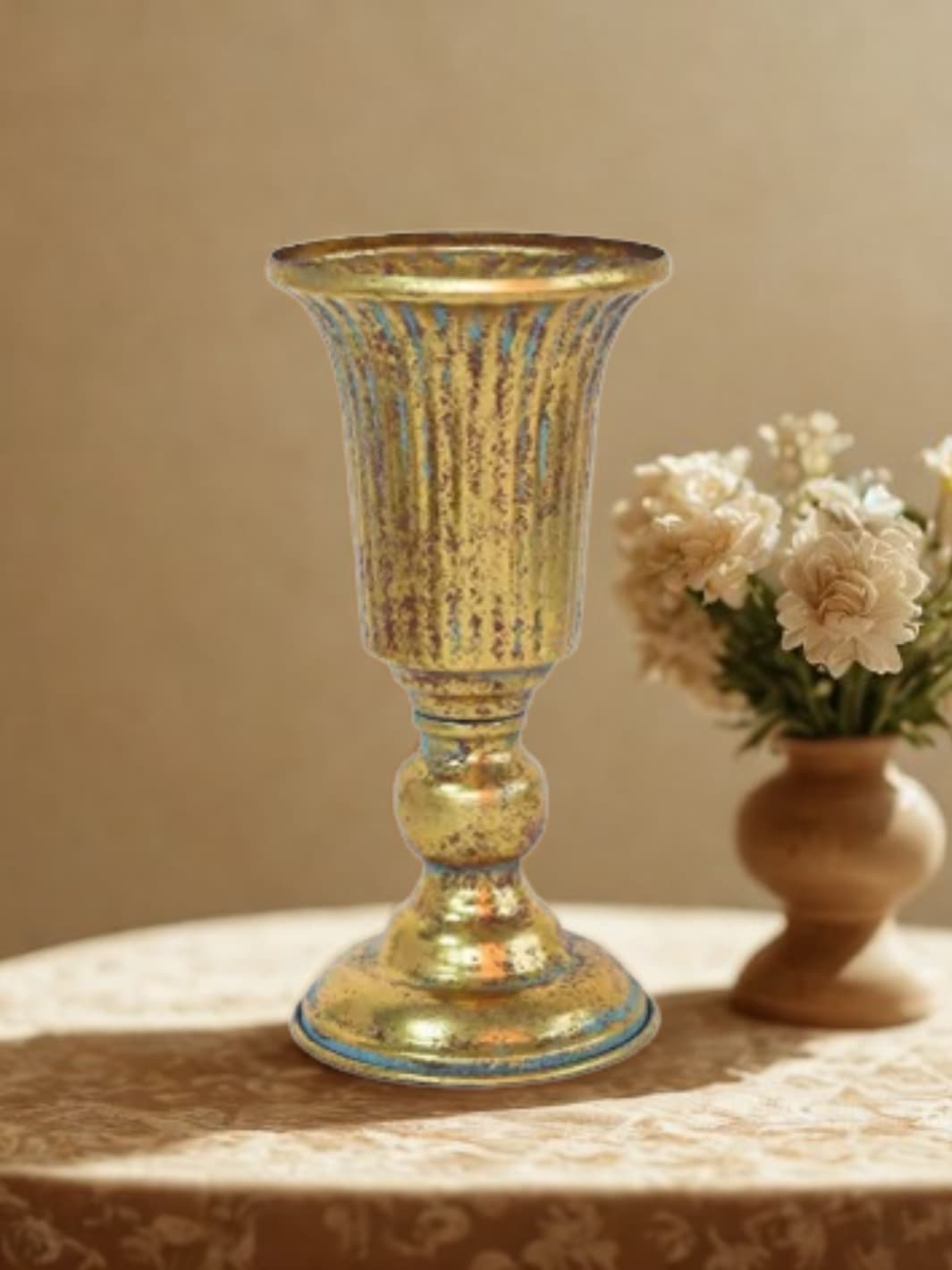 Vase | Coupe décorative dorée esprit antique romain