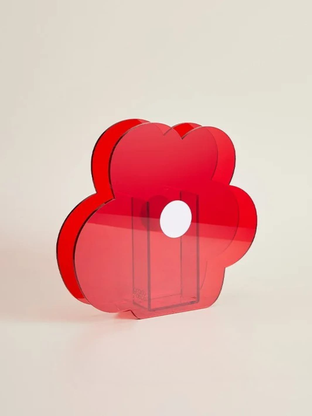 Vase | Design ondulé en acrylique coloré