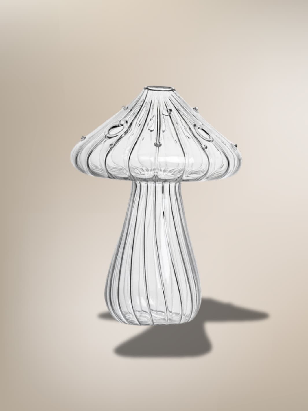 Vase | Champignon en verre coloré