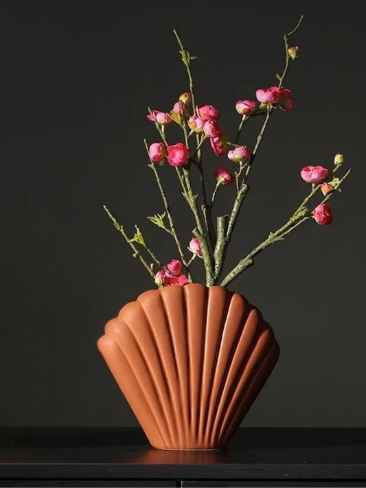 Vase | Coquillage coloré style nordique