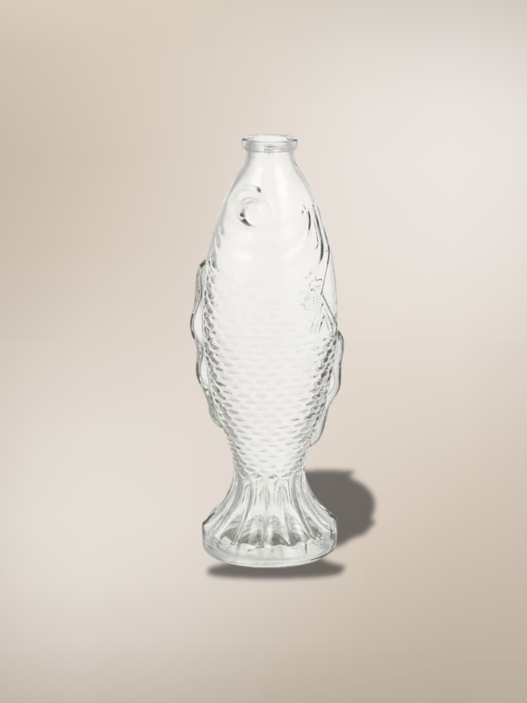Vase | Pot poisson en verre transparent déco originale