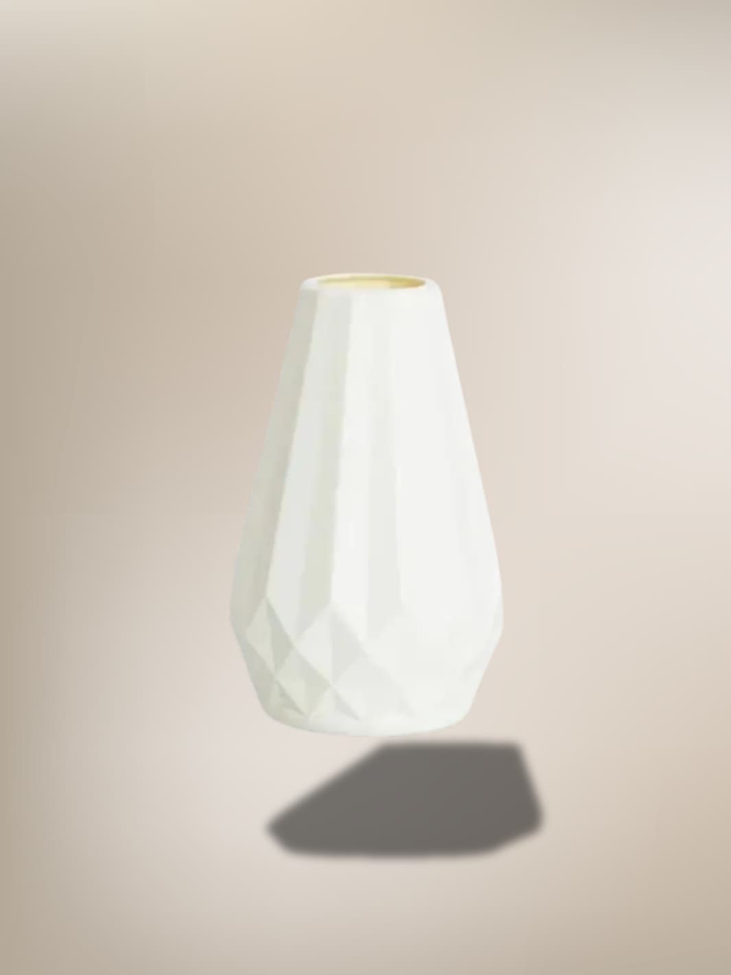 Vase | Forme diamant imitation céramique
