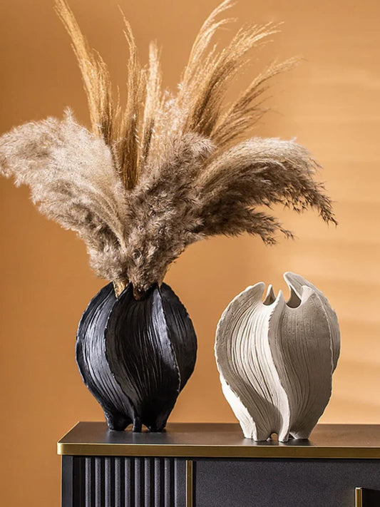 Vase | Coquillage texturé en céramique