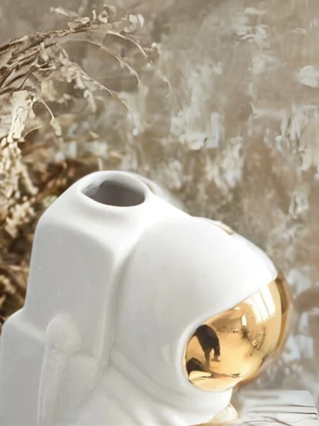 Vase | Décoration moderne astronaute blanc