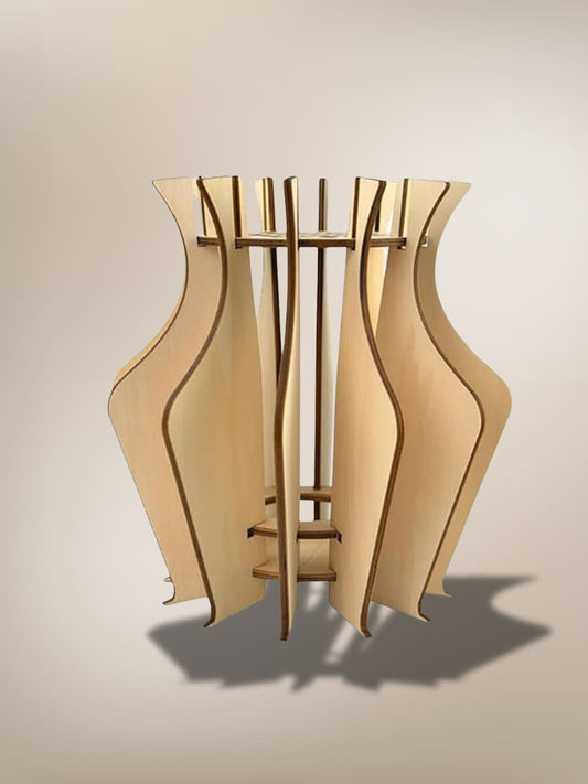 Vase | Puzzle 3D en bois à assembler soi-même
