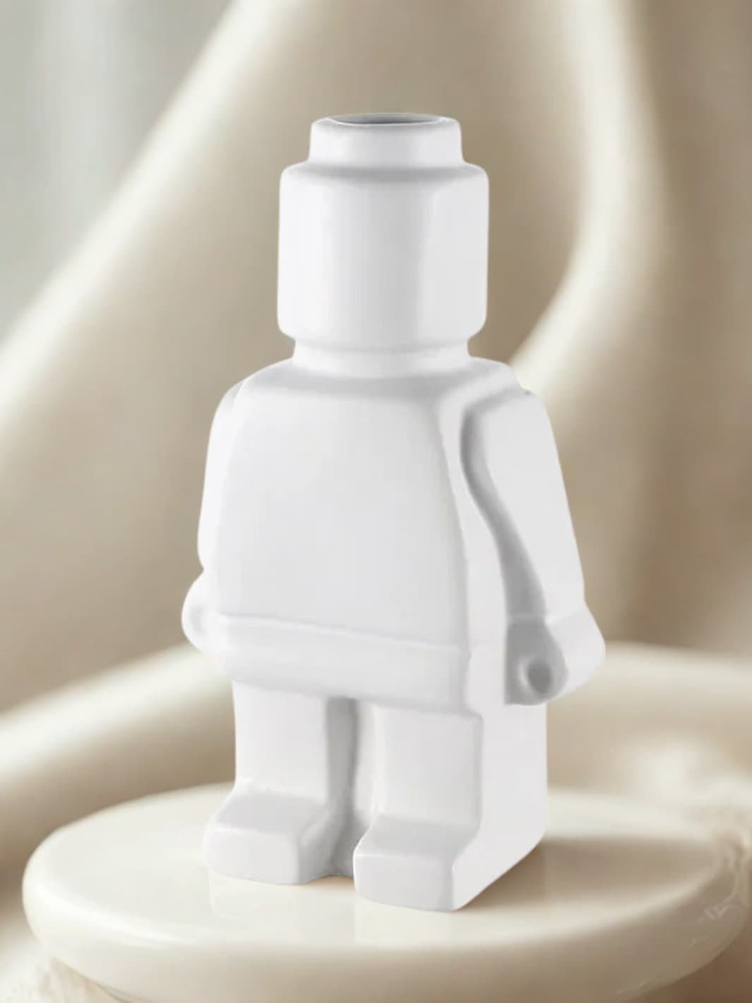 Vase | Soliflore figurine style LEGO en résine