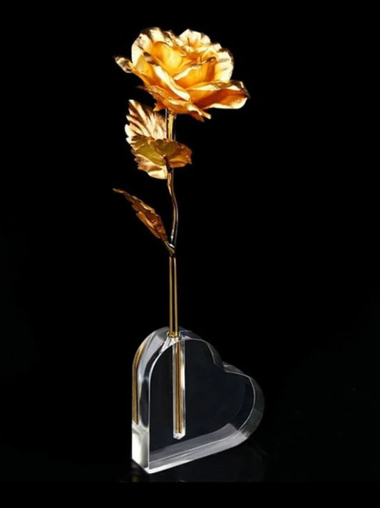 Vase | Support cœur en acrylique transparent