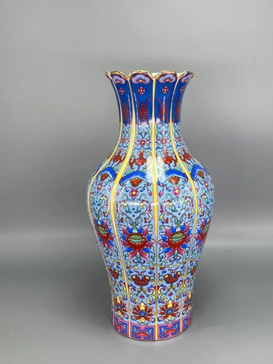 Vase | Héritage chinois en céramique bleu