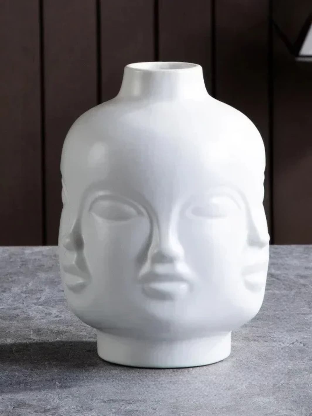 Vase | Visages sculptés Chinois