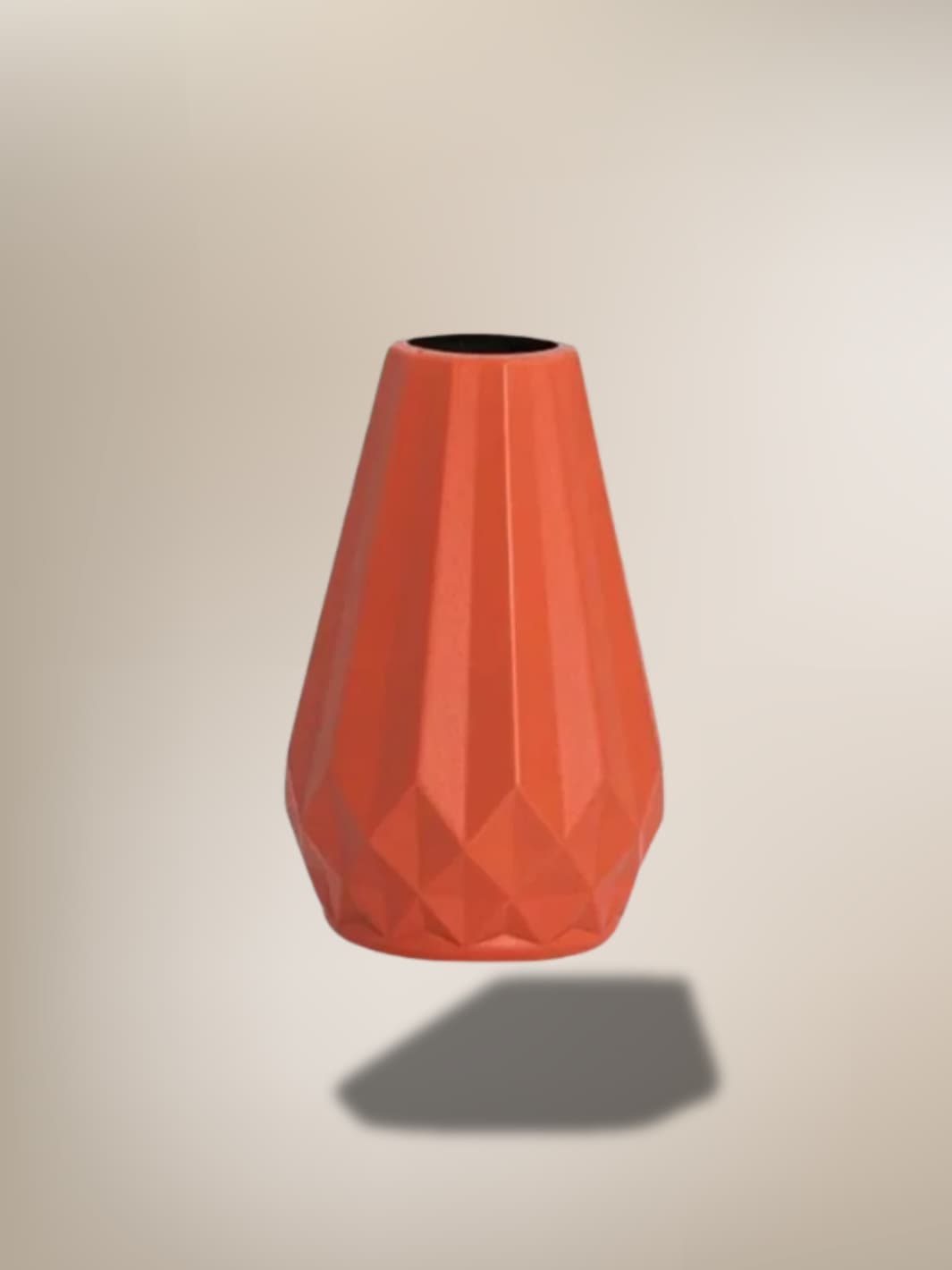 Vase | Forme diamant imitation céramique