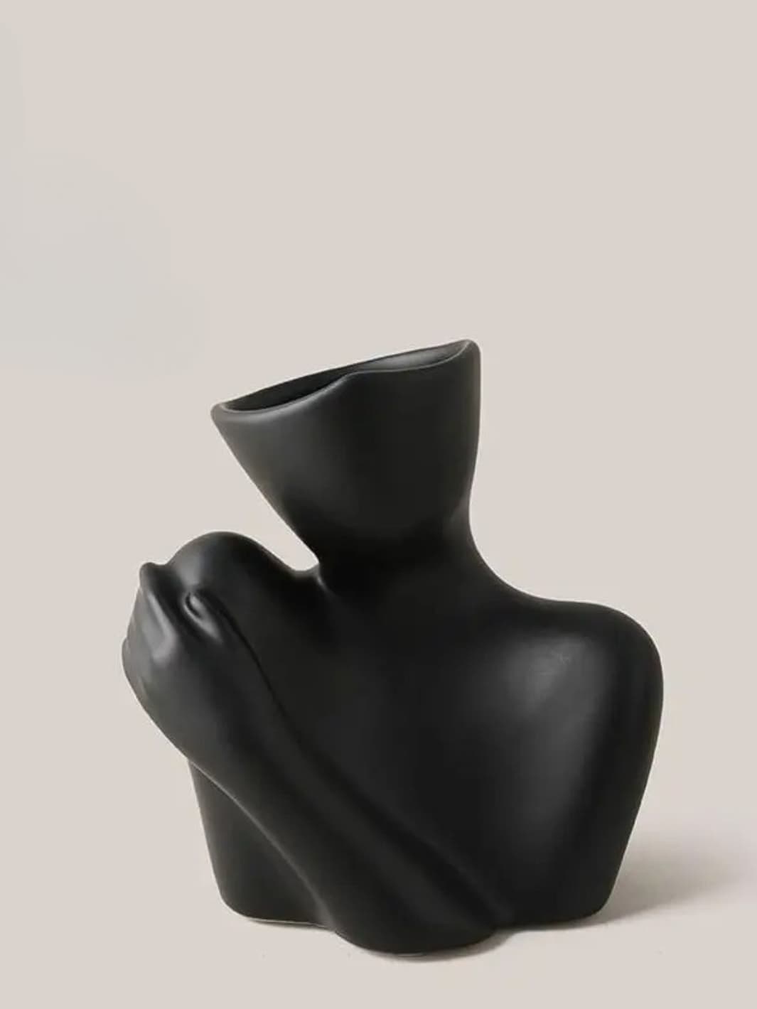 Vase | Sculpture abstraite buste en céramique