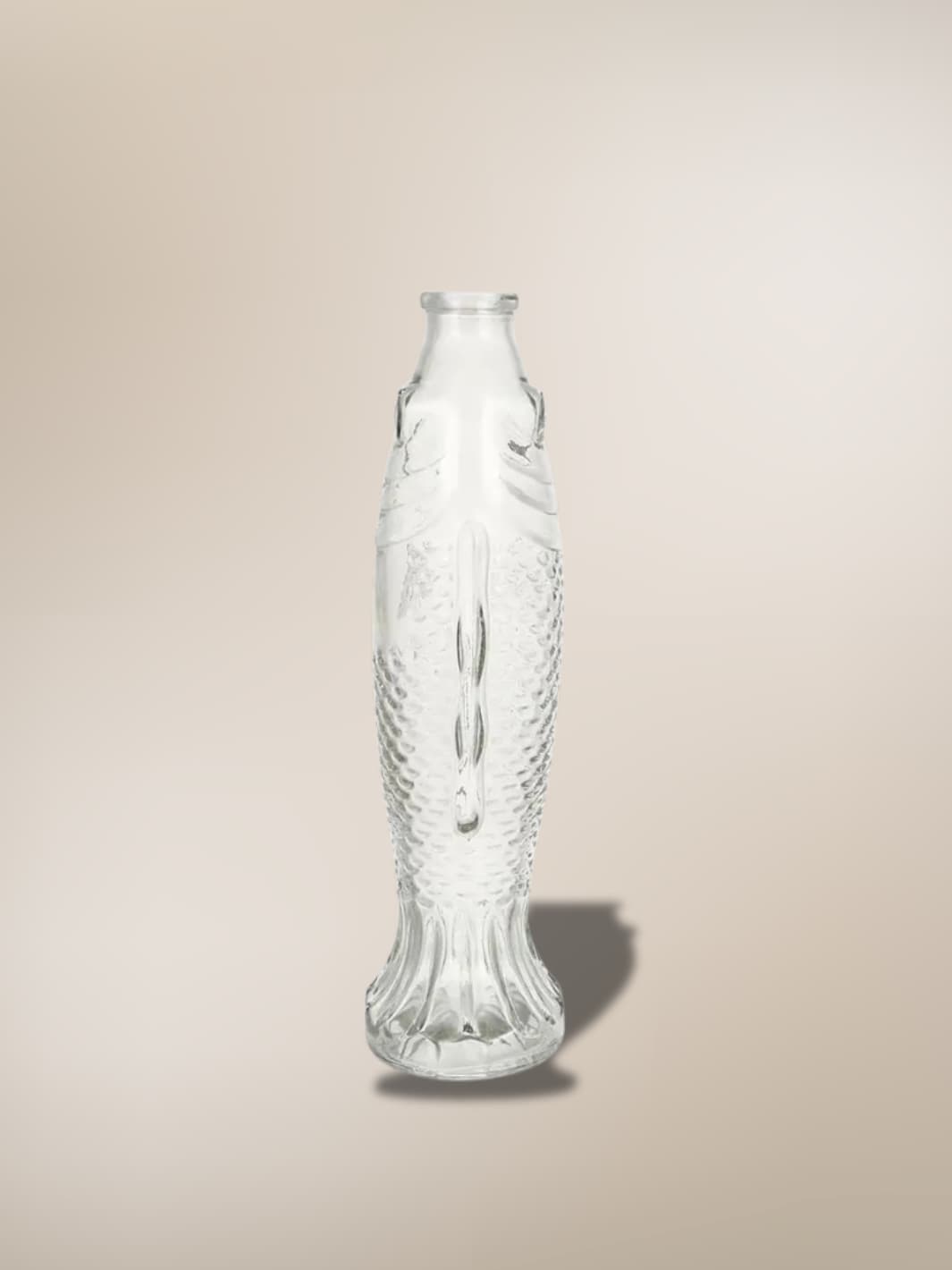 Vase | Pot poisson en verre transparent déco originale