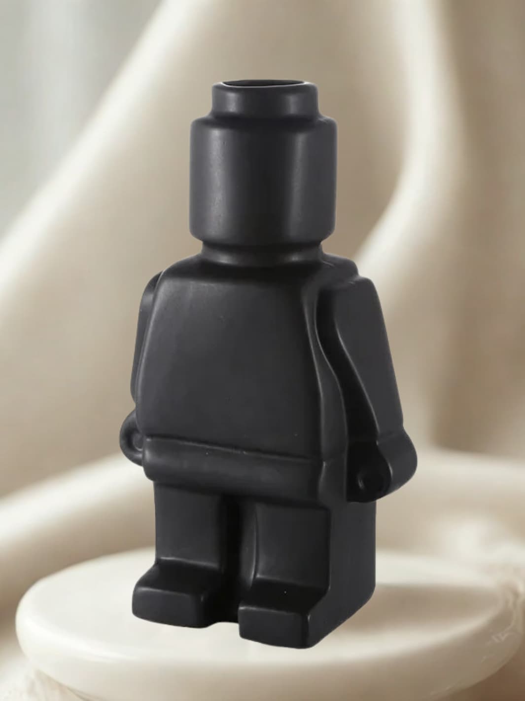 Vase | Soliflore figurine style LEGO en résine