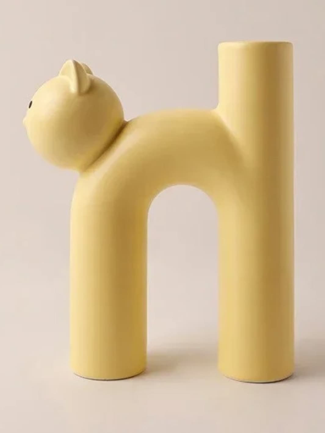 Vase | Pot chat céramique H déco mignonne et originale