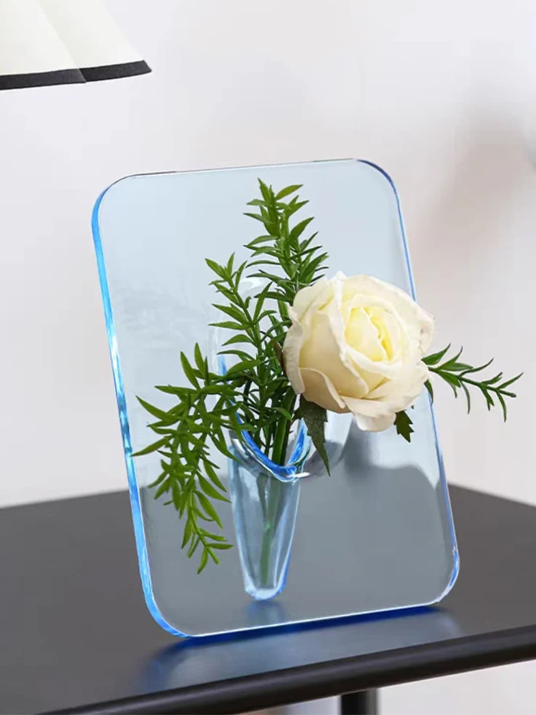 Vase | Cadre en acrylique transparent coloré