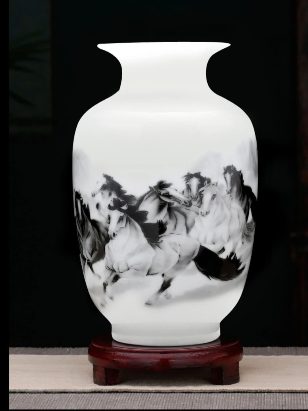 Vase | Pot chinois en porcelaine blanc