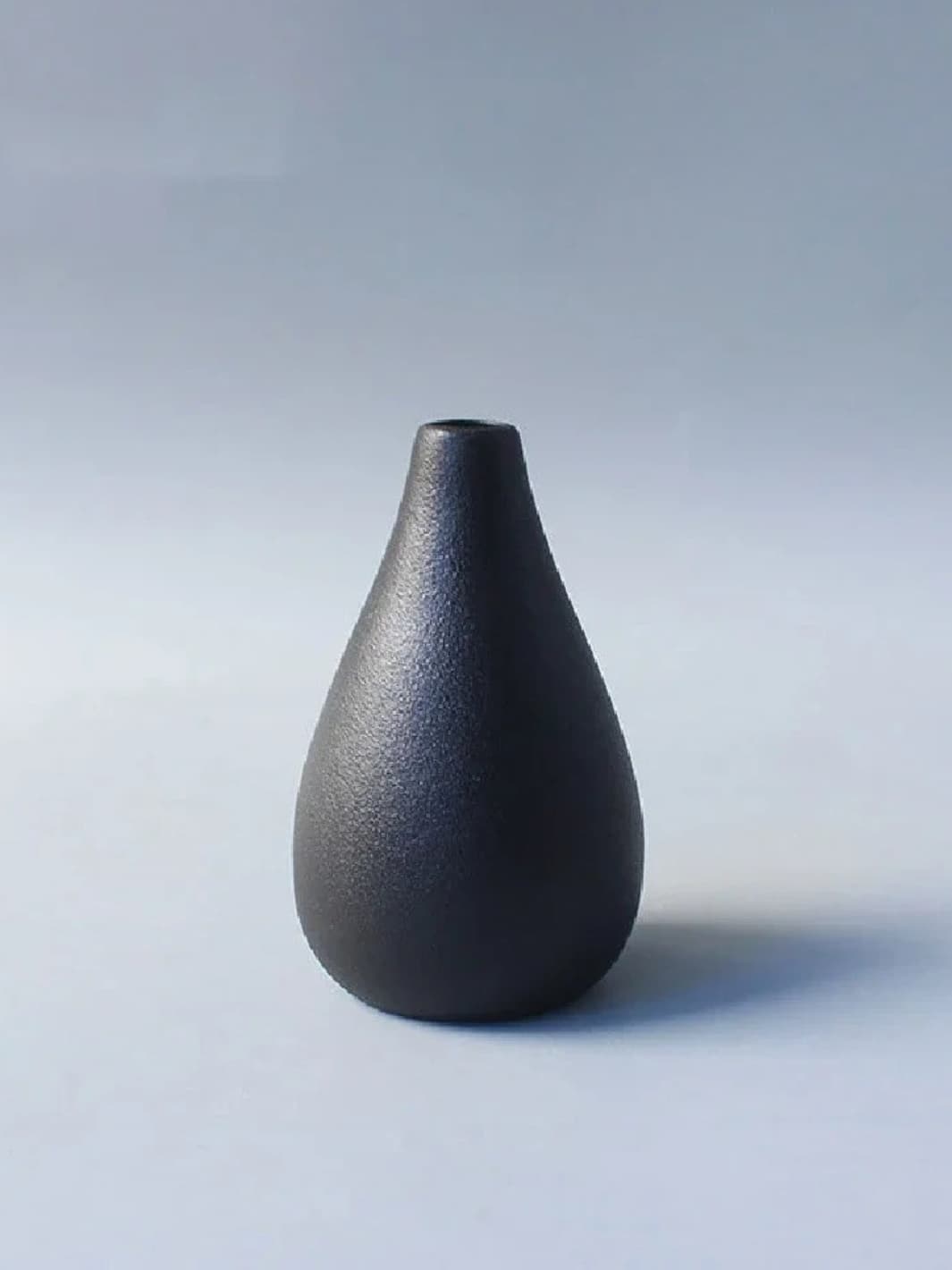 Vase | Goutte noire japonaise mate