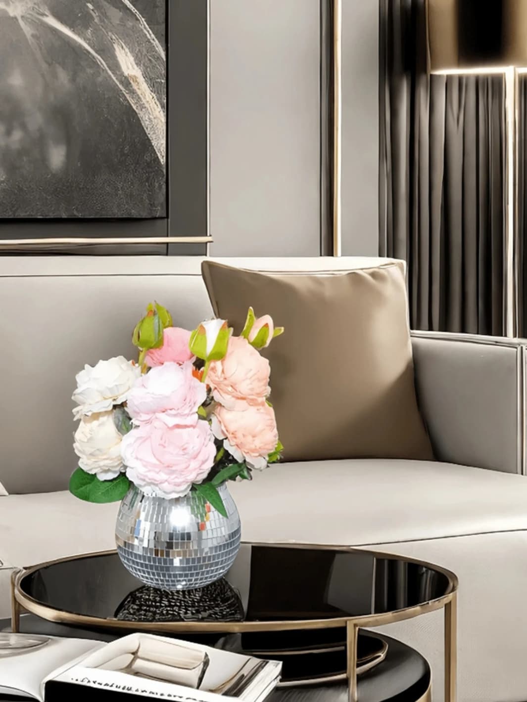 Vase | Boule miroir disco