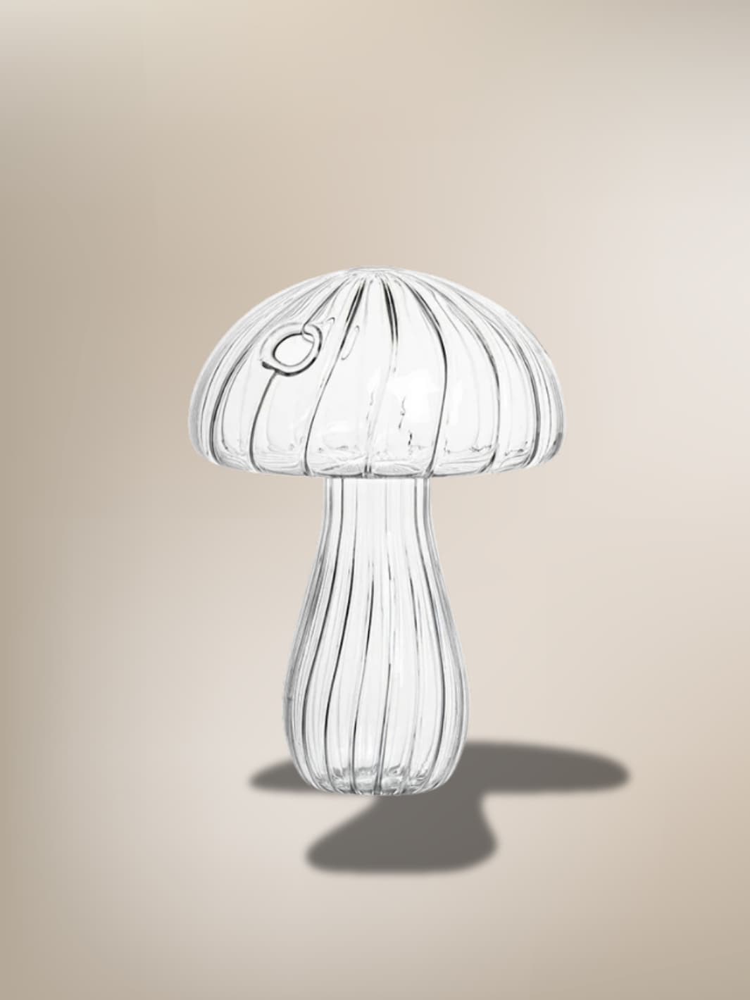 Vase | Champignon en verre coloré