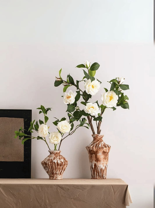Vase | Pot terracotta effet vieilli style rustique