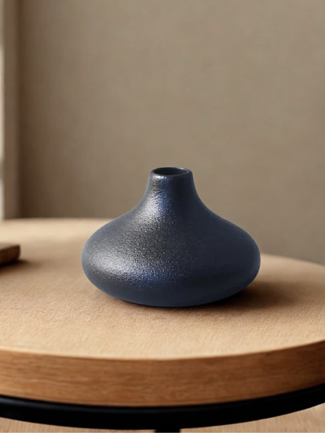 Vase | Soliflore japonais Noir mat