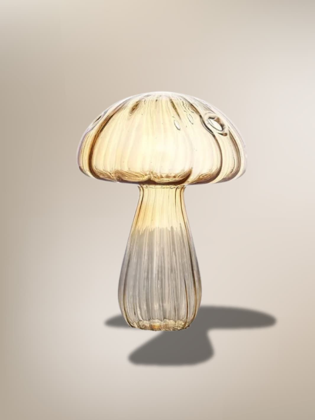 Vase | Champignon en verre coloré