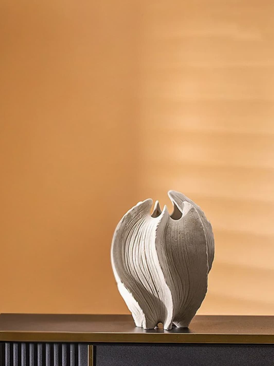 Vase | Coquillage texturé en céramique