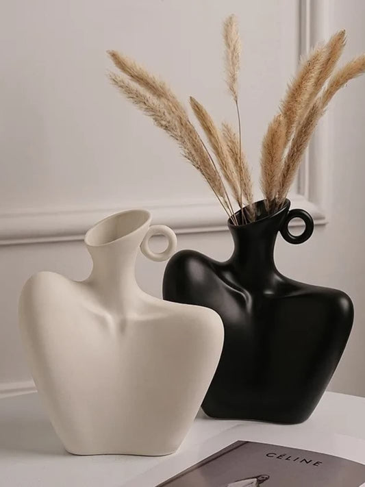Vase | Silhouette humaine artistique en céramique