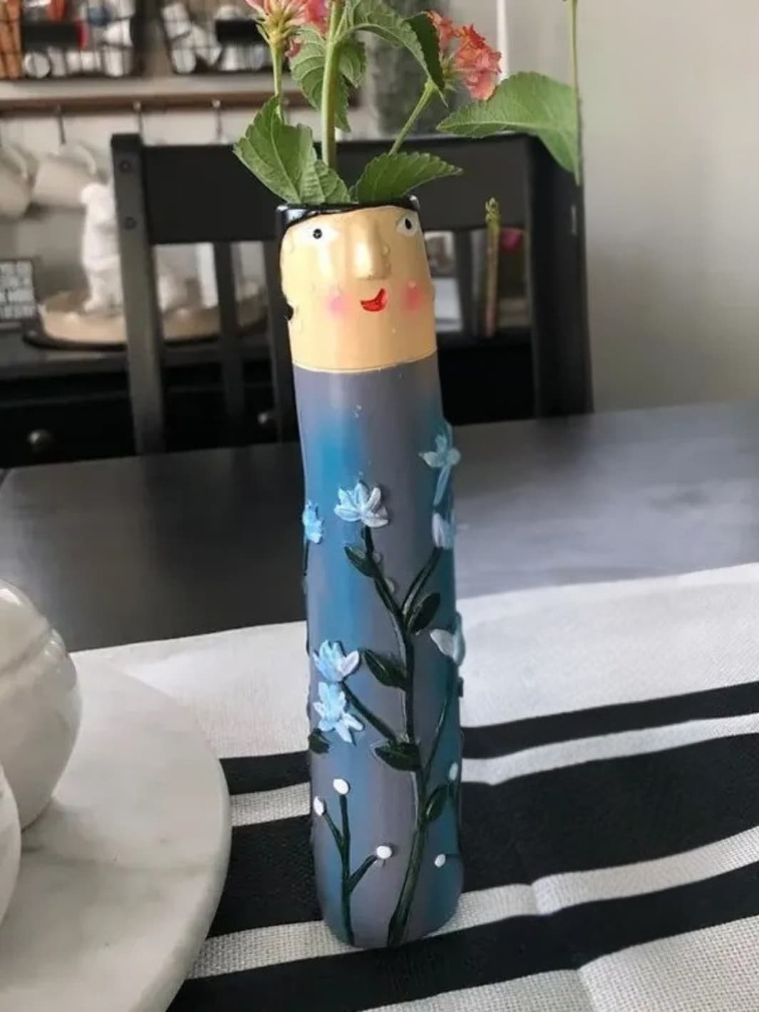 Vase | Famille bohème peinte à la main