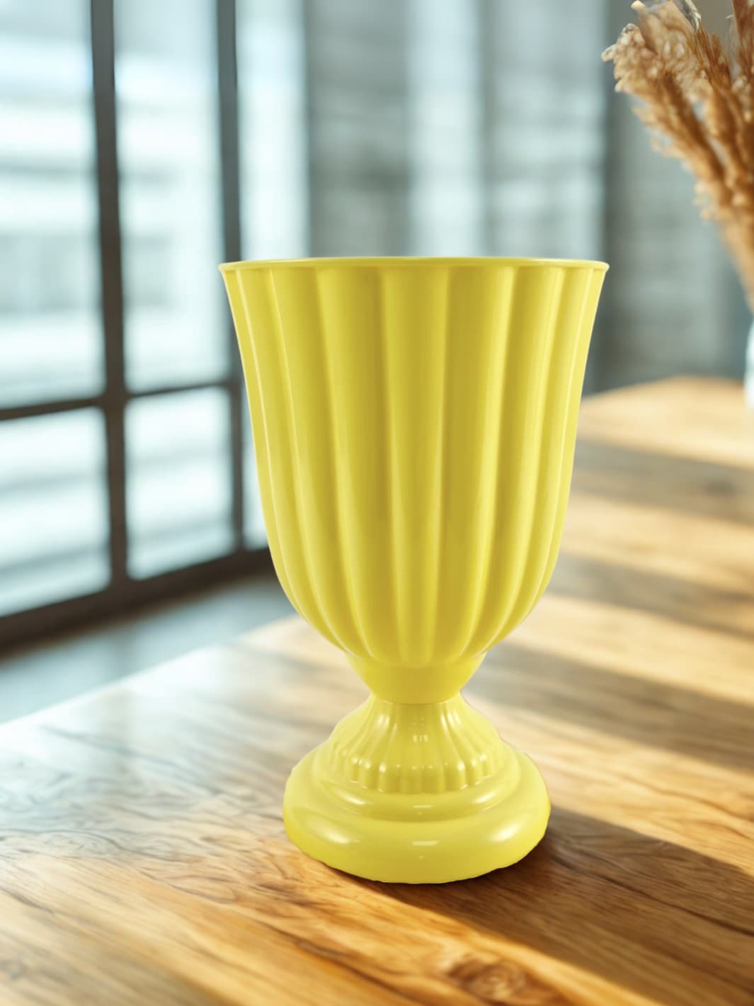 Vase | Coupe blanche pour centre de table romantique
