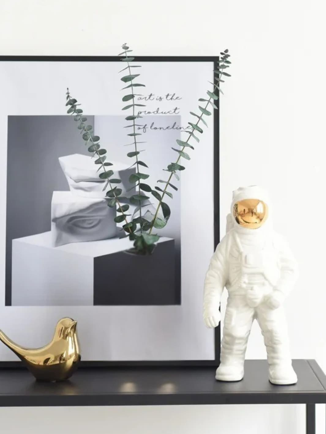 Vase | Décoration moderne astronaute blanc
