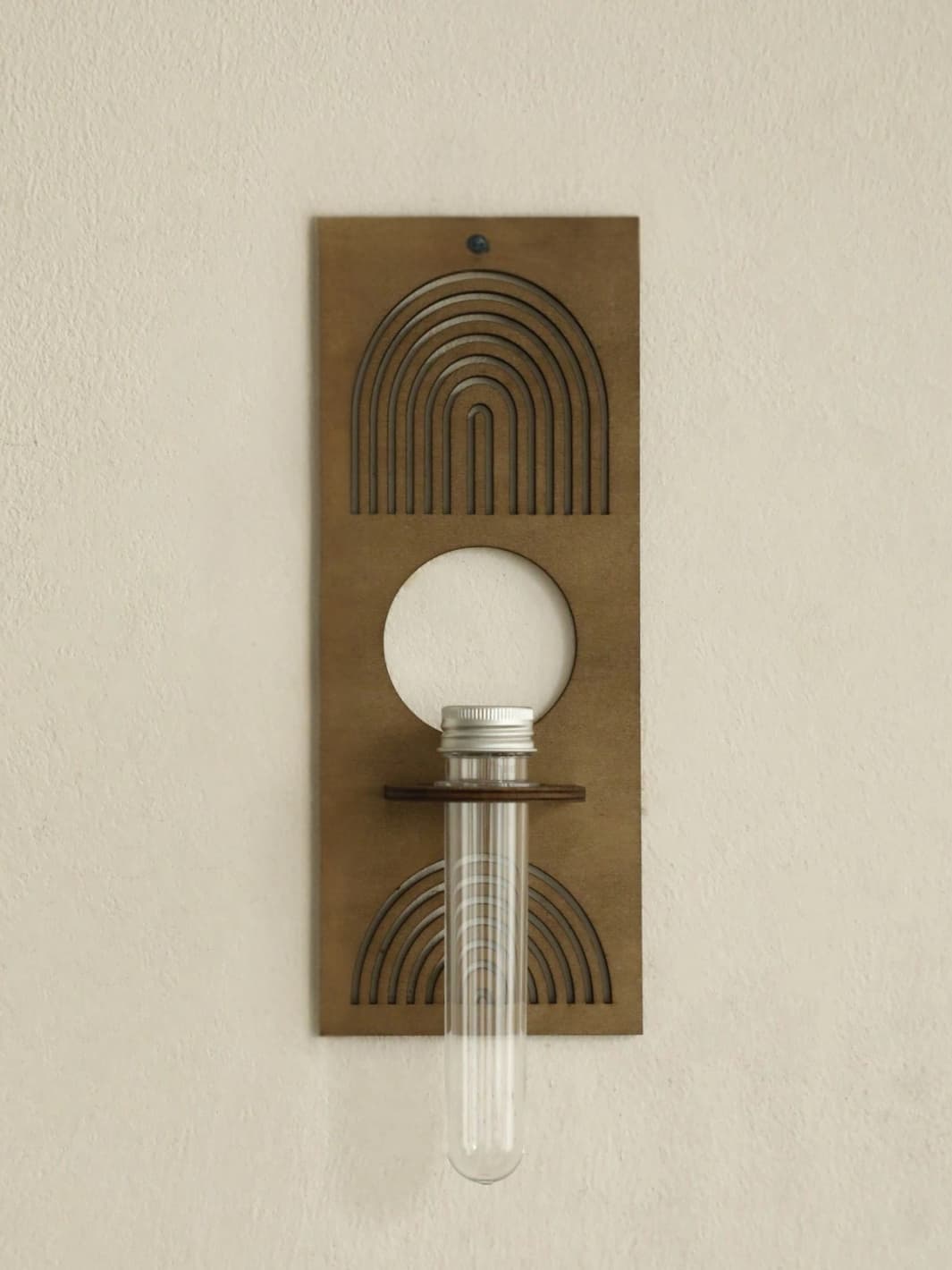 Vase | Tube mural en bois design