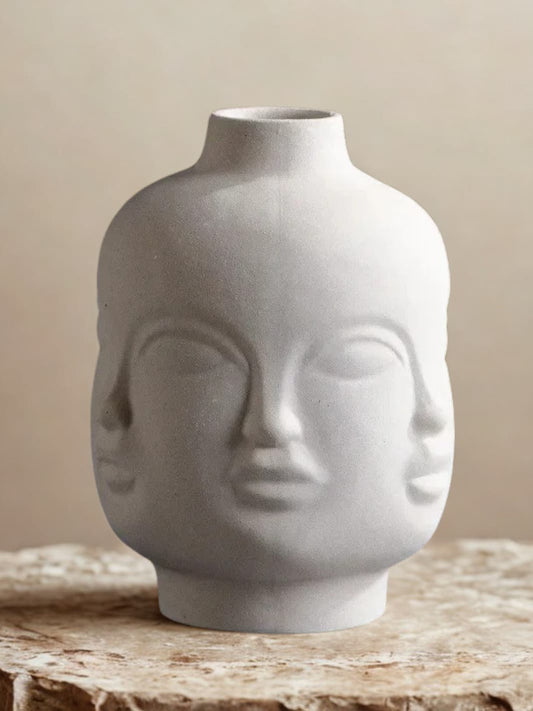 Vase | Visages sculptés Chinois