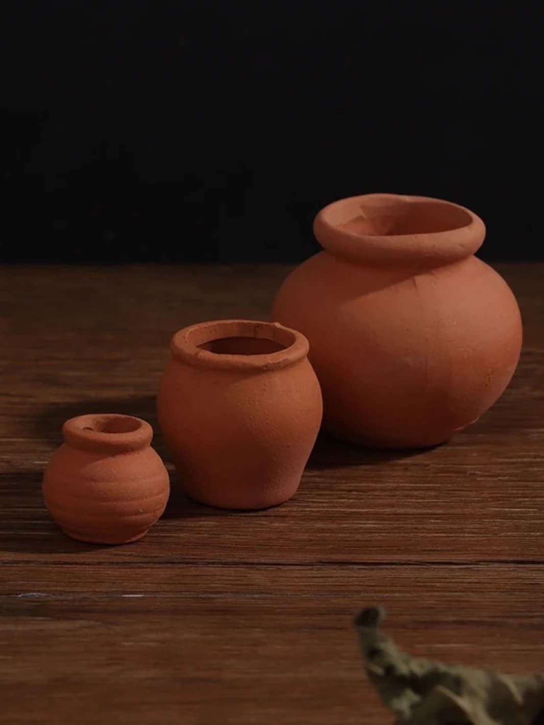 Vase | Miniature terracotta pour maison de poupée
