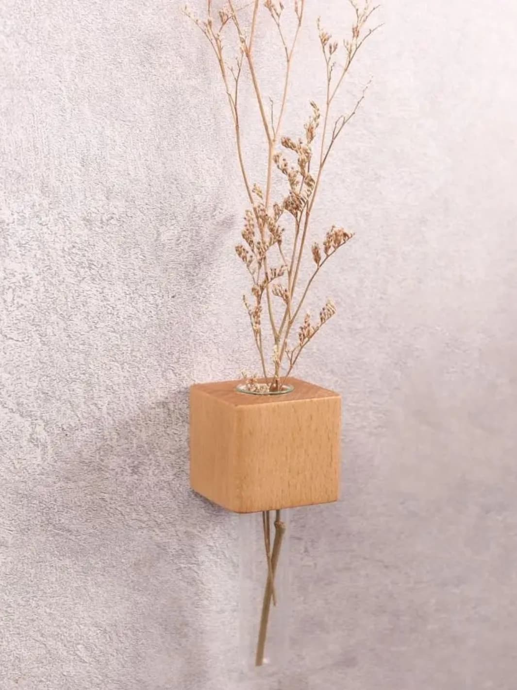 Vase | Tube à essai mural avec base magnétique