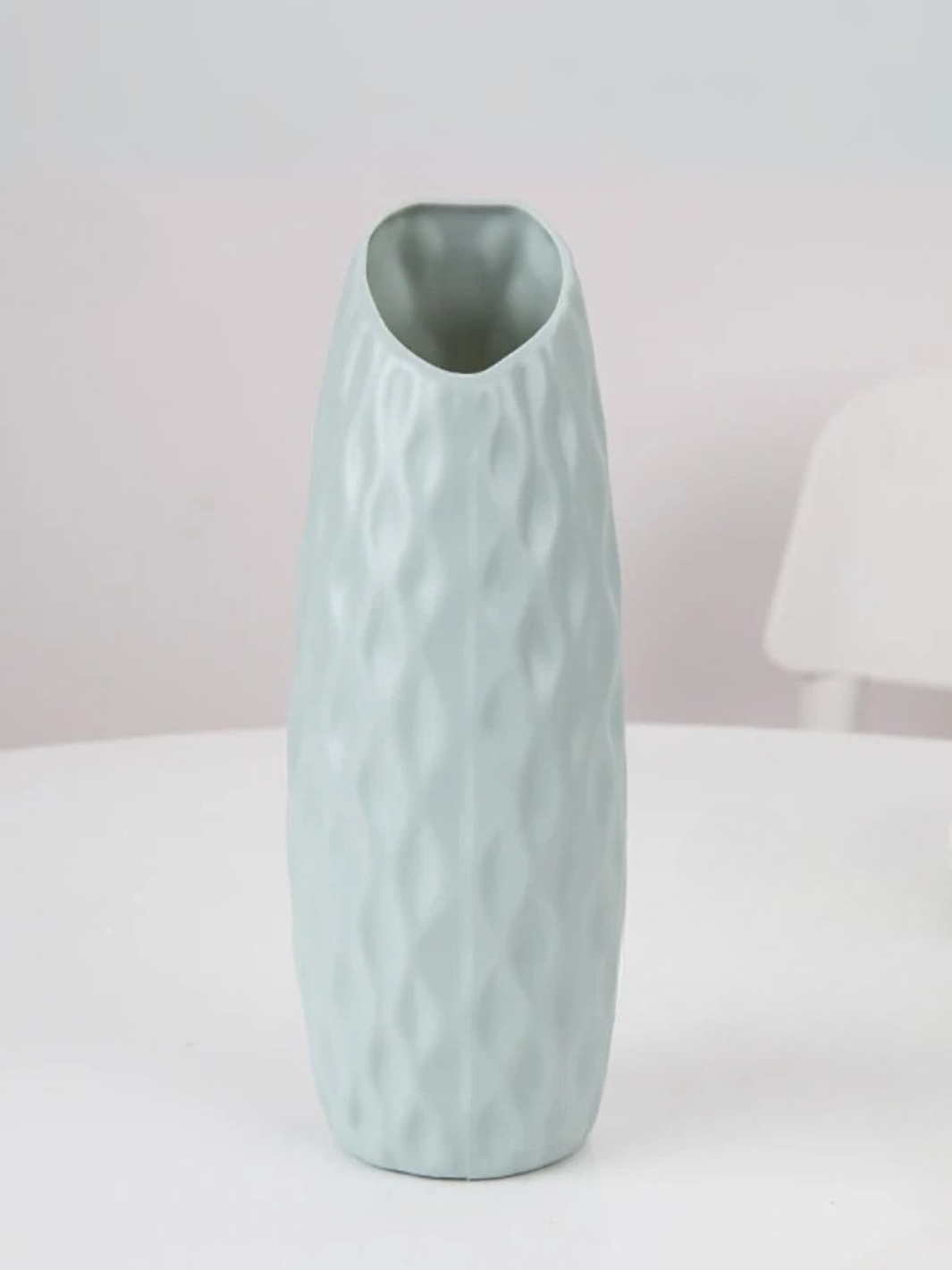 Vase | Ouverture asymétrique effet martelé