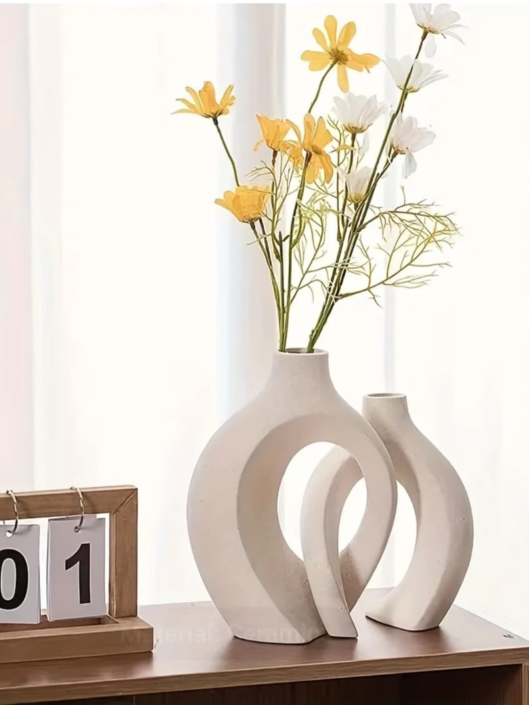 Vase | Duo design style nordique ajouré