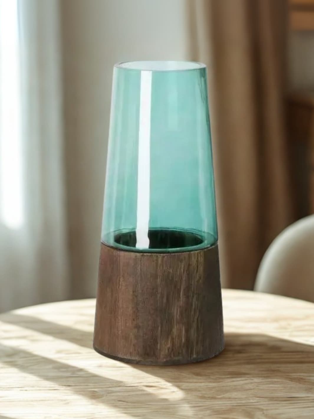 Vase | Verre et Bois Style Nordique