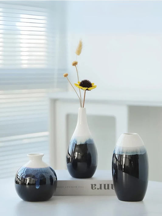 Vase | Céramique bleue dégradée style japonais