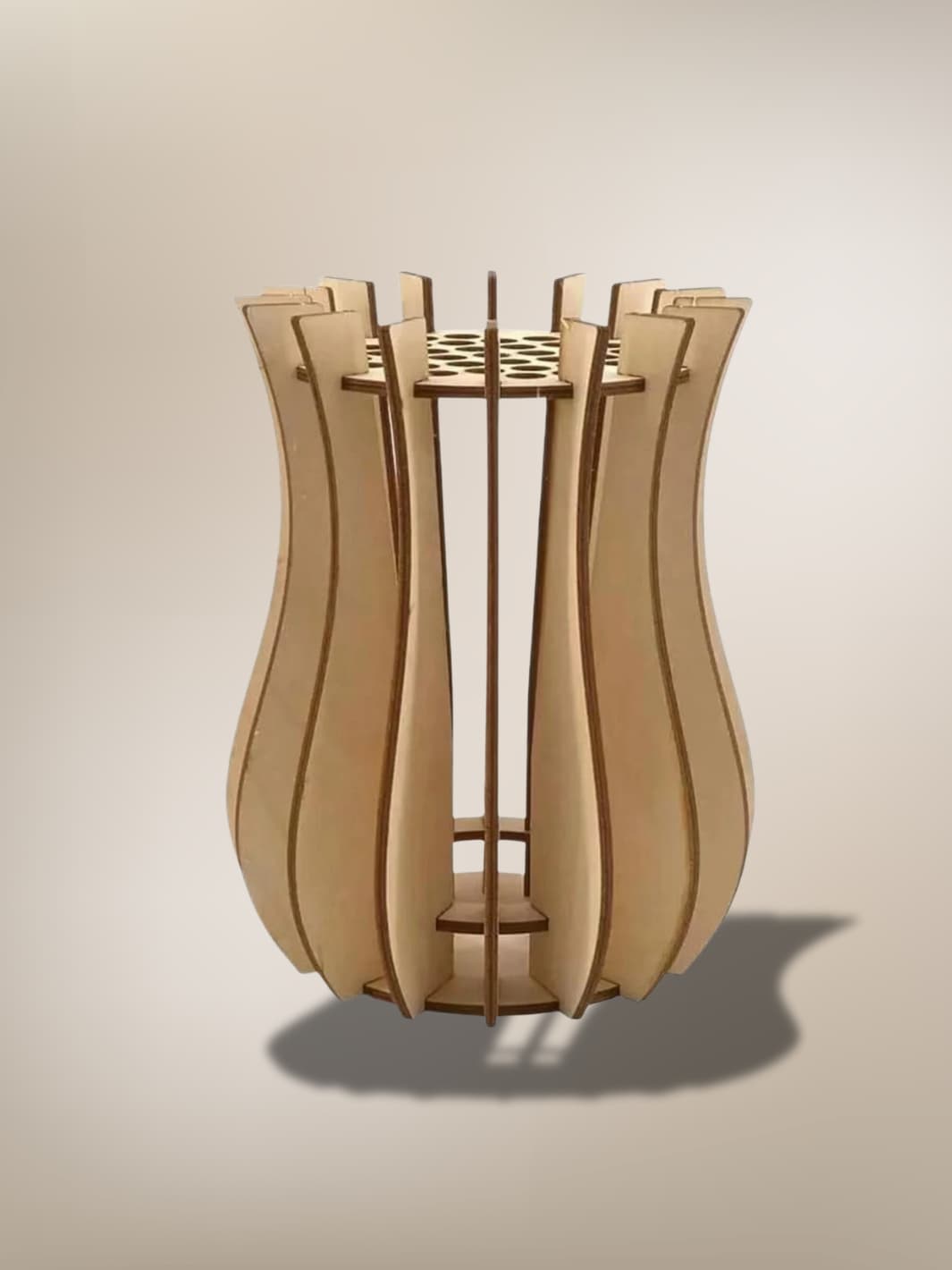 Vase | Puzzle 3D en bois à assembler soi-même
