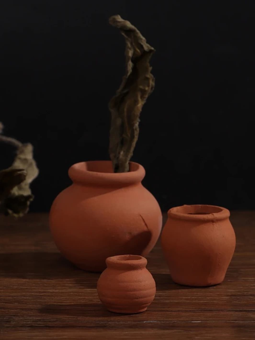 Vase | Miniature terracotta pour maison de poupée