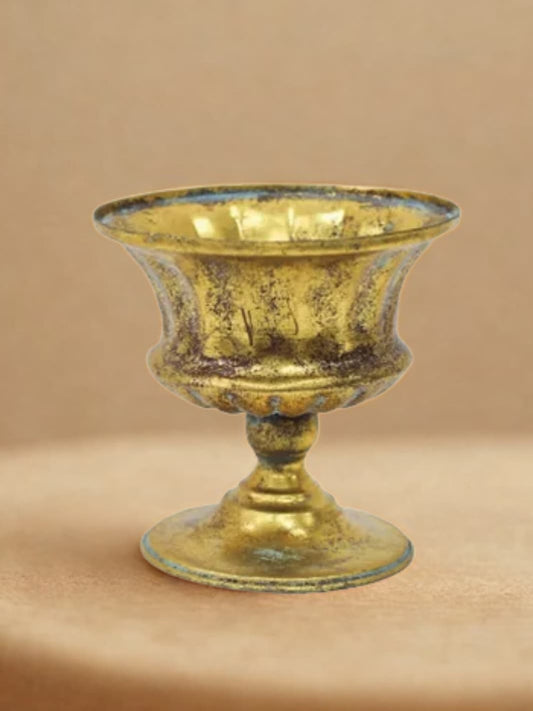 Vase | Coupe antique dorée style empire